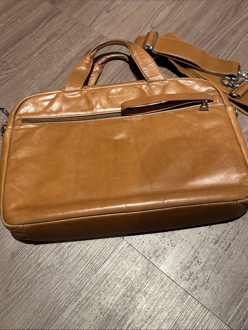 Rudsak Leather Laptop Briefcase